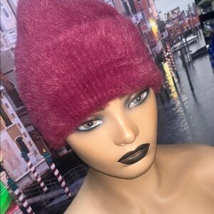 art class Fuzzy Berry Pink Beanie Hat